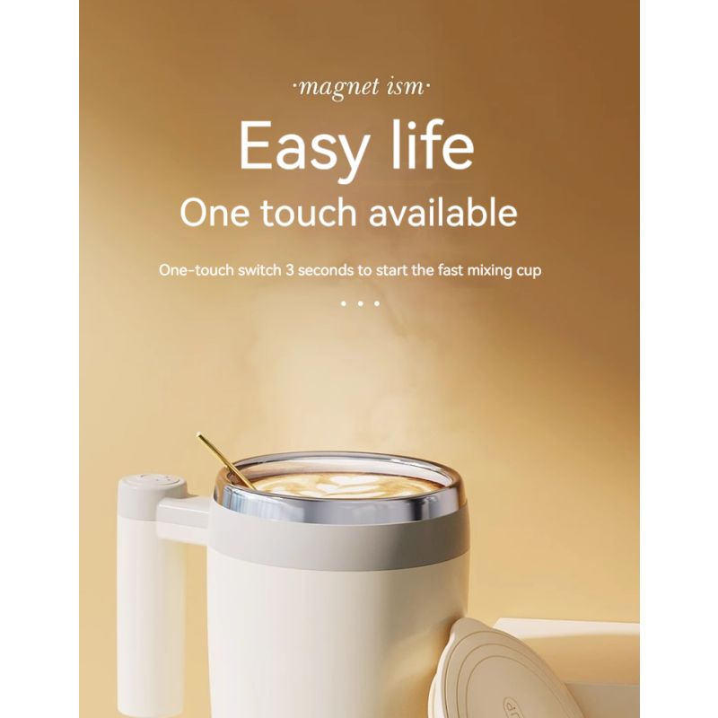 Magnetic Self Stirring Temperature Control Mug