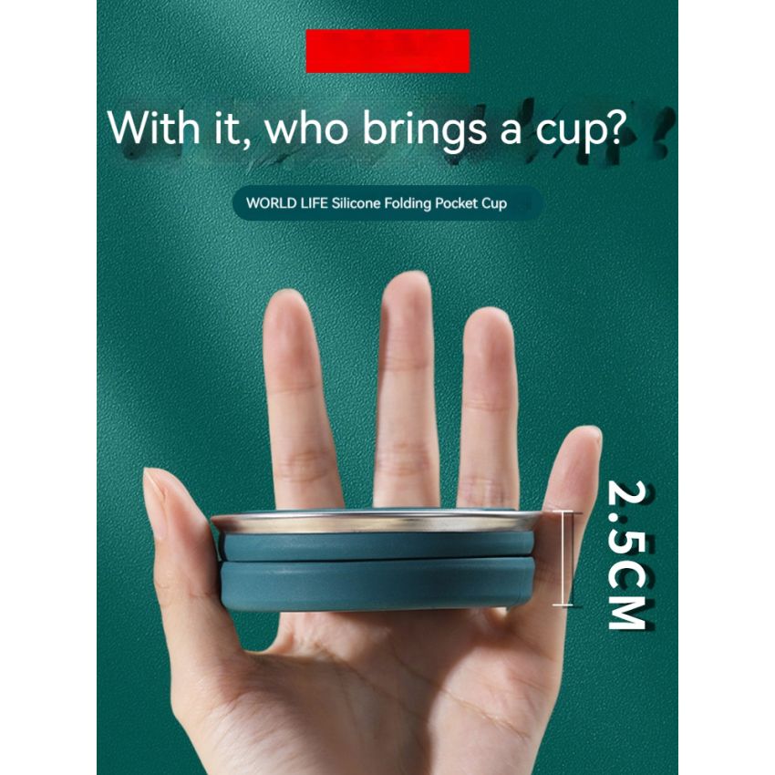 Travel Folding Cup, Telescopic Portable Cup 