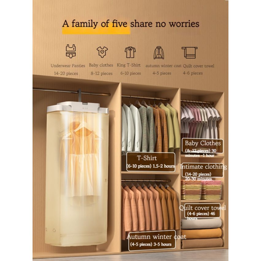 Wall-Mounted Clothes Dryer