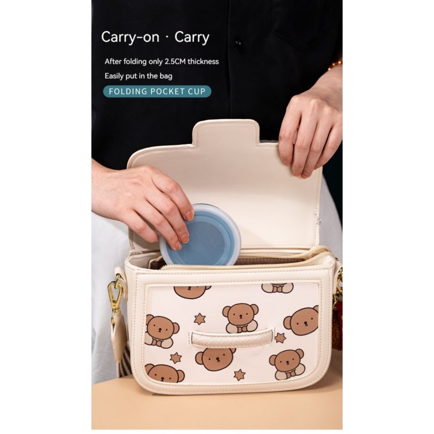 Travel Folding Cup, Telescopic Portable Cup 