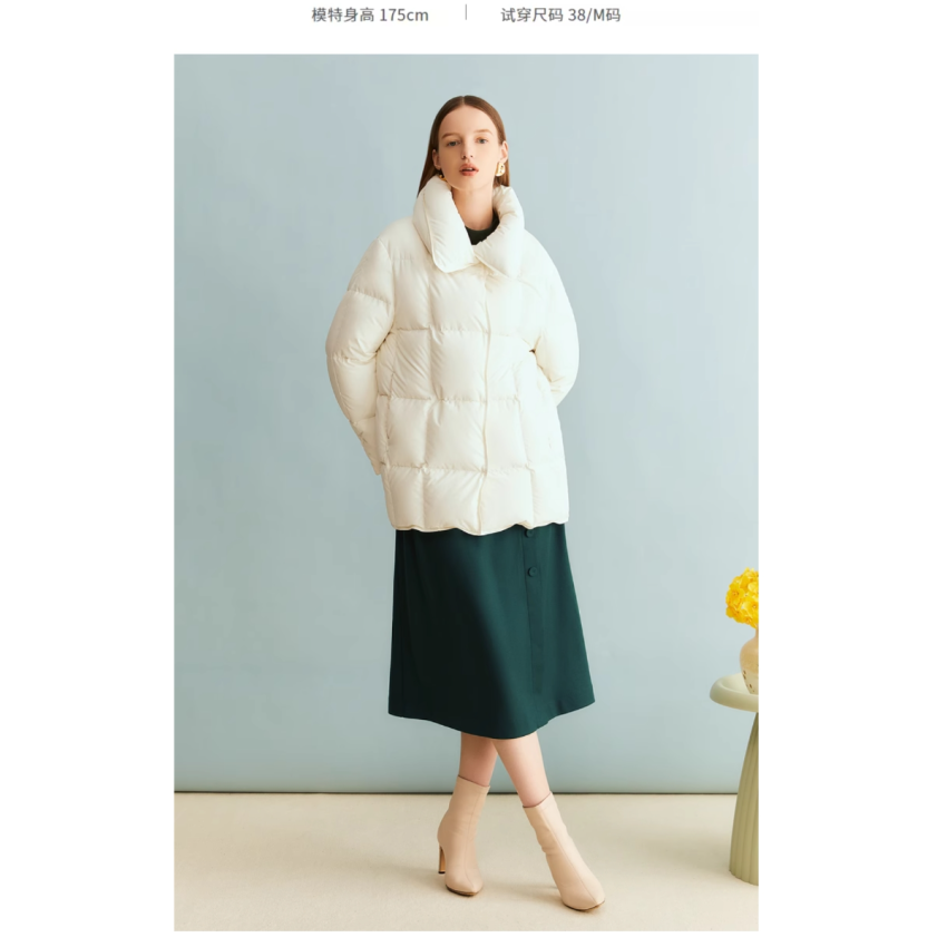 Warm Cream White Down Clothing