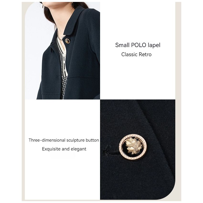 Woolen Coat Medium Length Coat