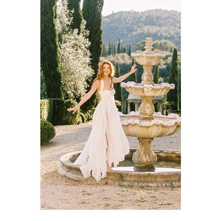 Strapless Backless Dress