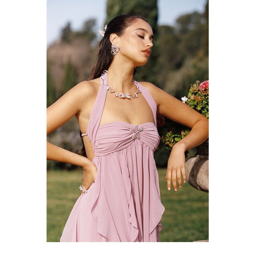 Strapless Backless Dress