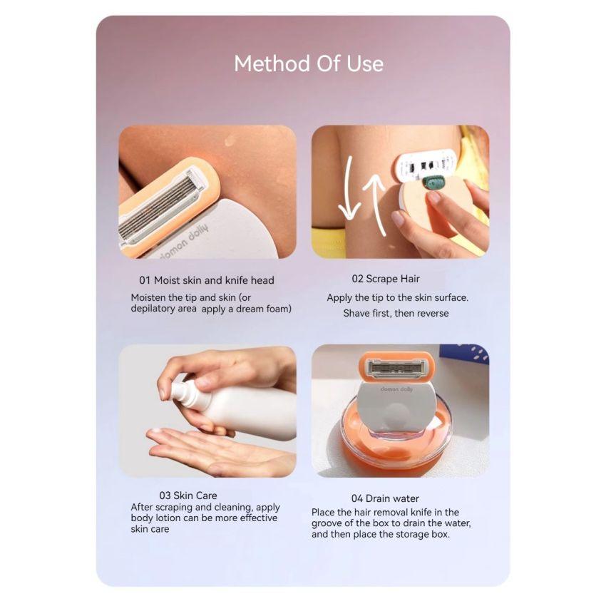 Manual Armpit Hair Shaver