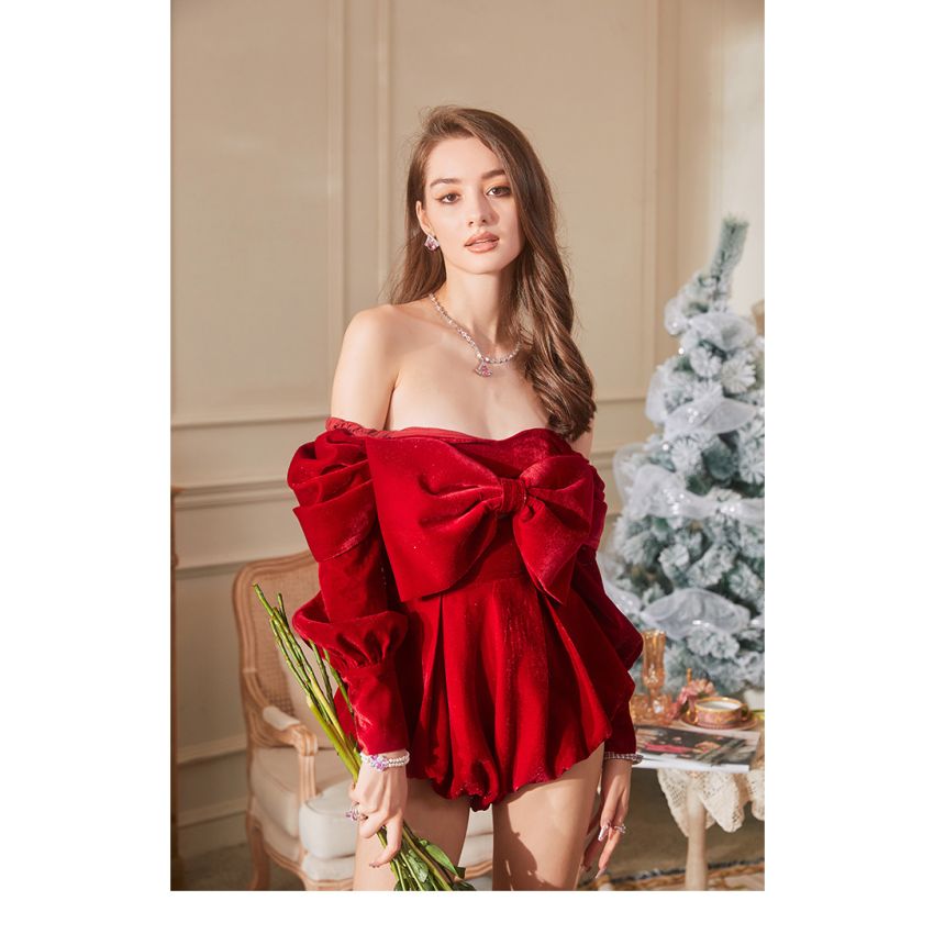 Knotted One-piece Shorts