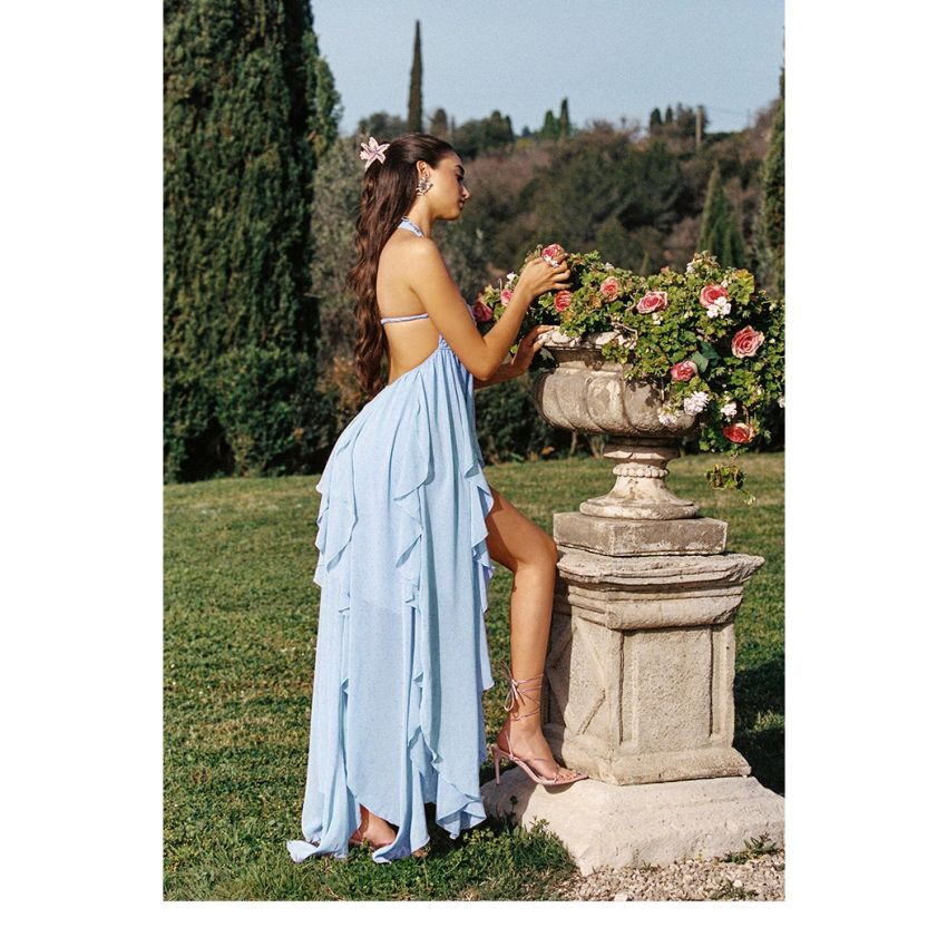 Strapless Backless Dress