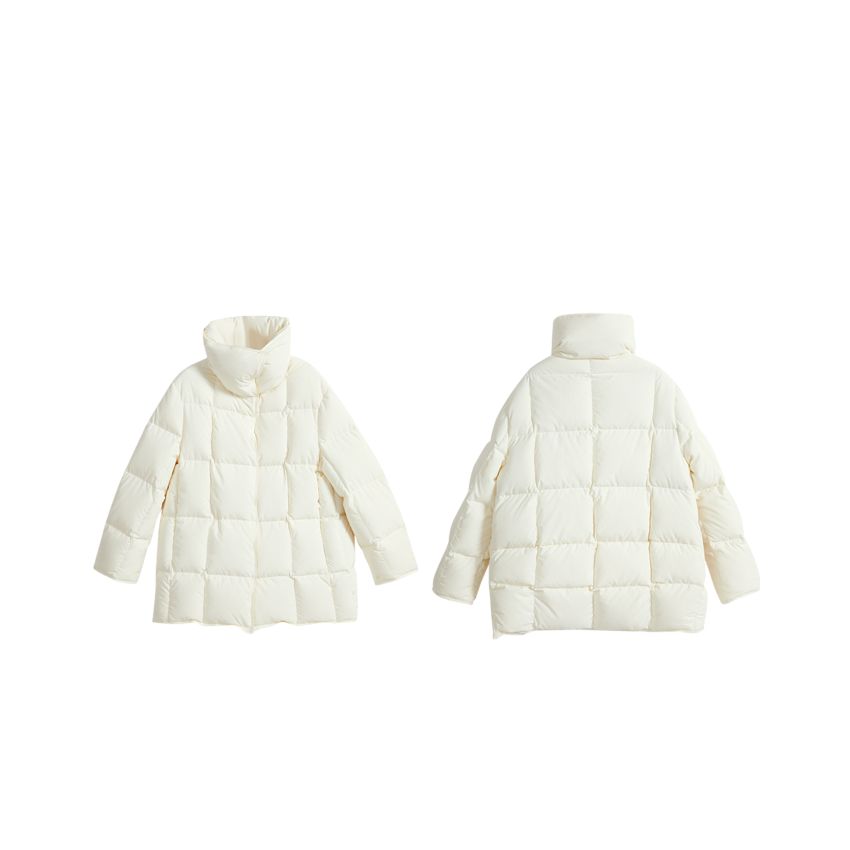 Warm Cream White Down Clothing