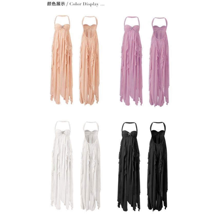 Strapless Backless Dress