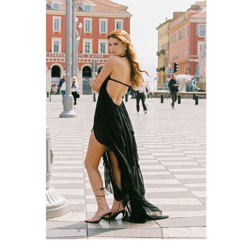 Strapless Backless Dress