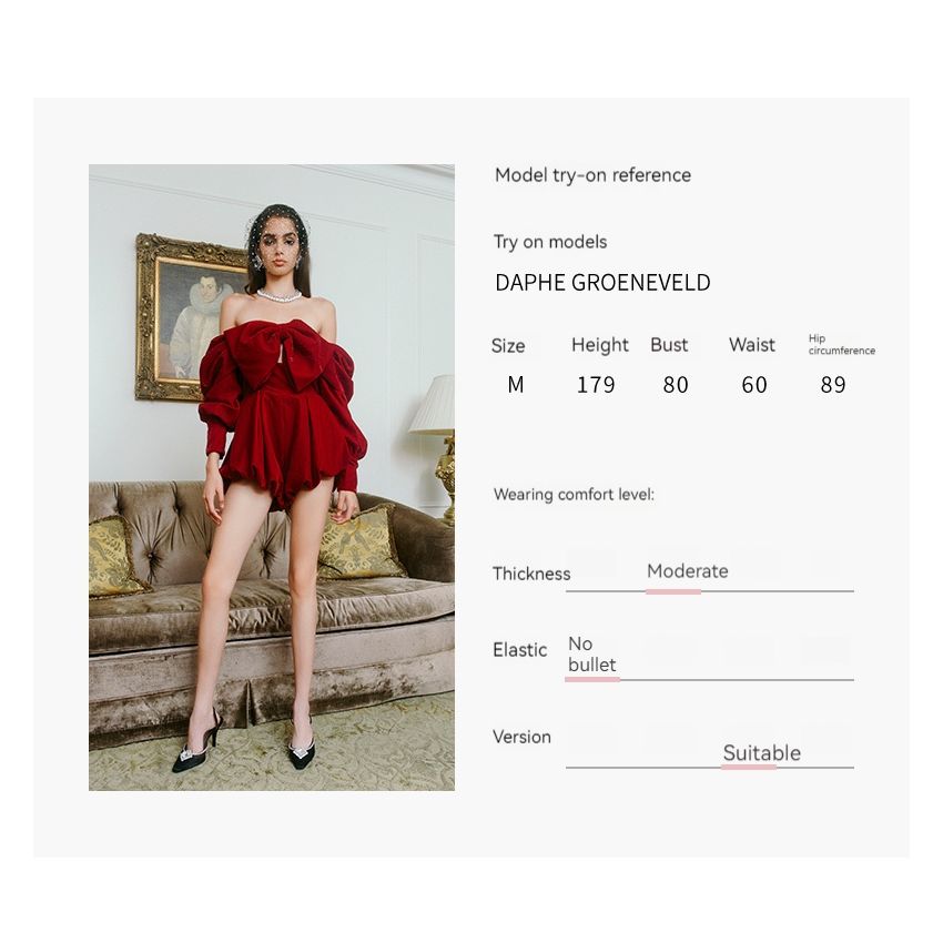 Knotted One-piece Shorts