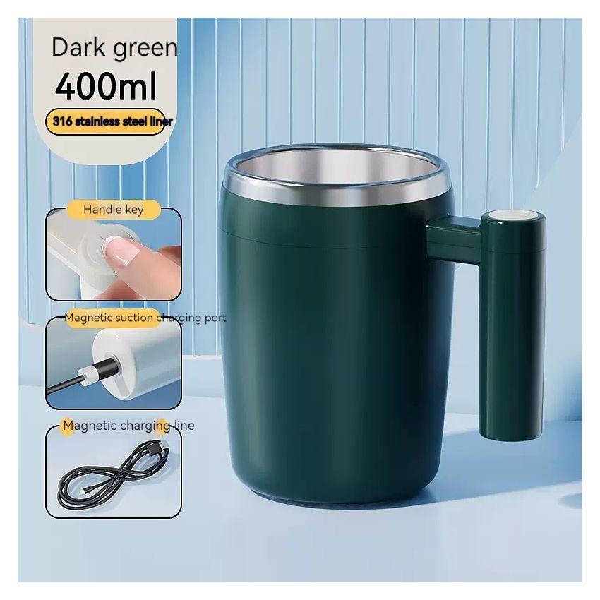 Magnetic Self Stirring Temperature Control Mug