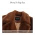 Vintage atmosphere teddy bear and fur long coat