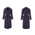 Long pure wool coat with a suit collar