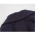 Long pure wool coat with a suit collar