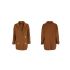 JUZUI Suit Collar Shape Coat
