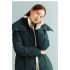 Mink Fur Collar Down Coat